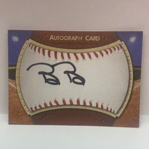 Billy Beane Athletics In Person Autograph (075)